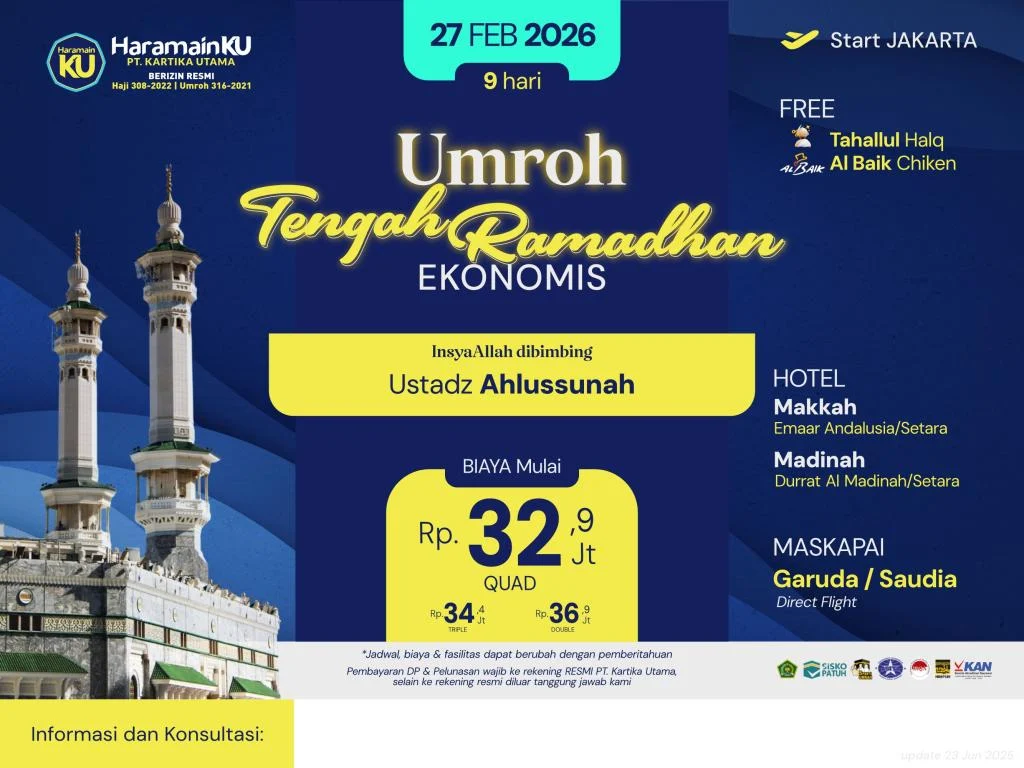 Umroh Berkah Tengah Ramadhan