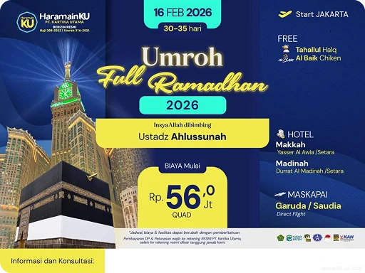 Umroh Spesial 1 Bulan Penuh